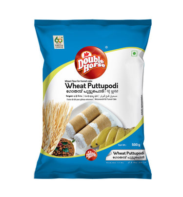 DOUBLE HORSE-Fibre Rich Healthy Wheat Puttu Podi 500gm